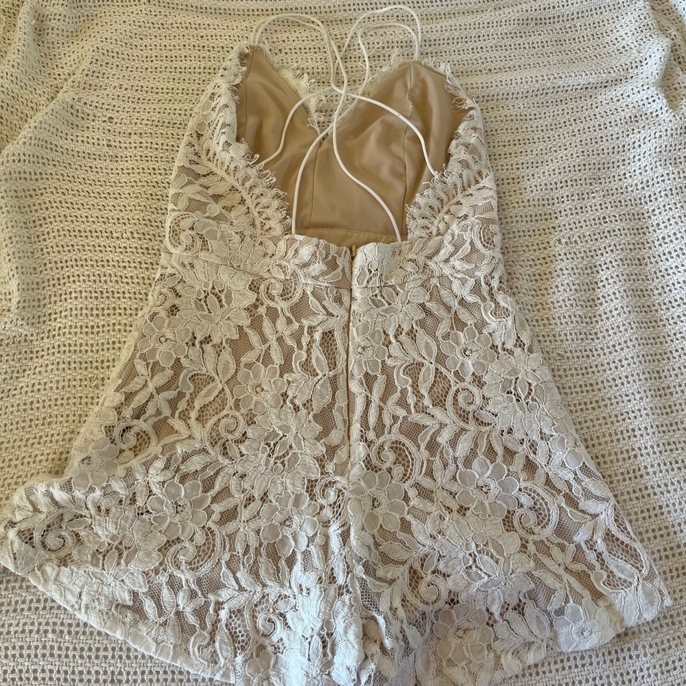 Lulus White Romper Size M